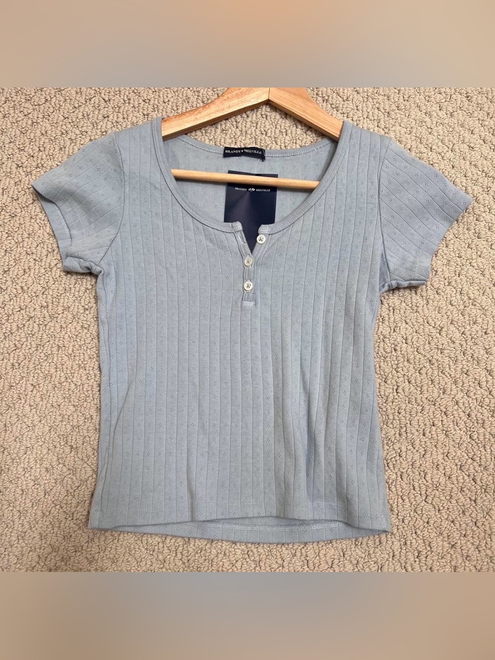 Brandy Melville zelly eyelet top